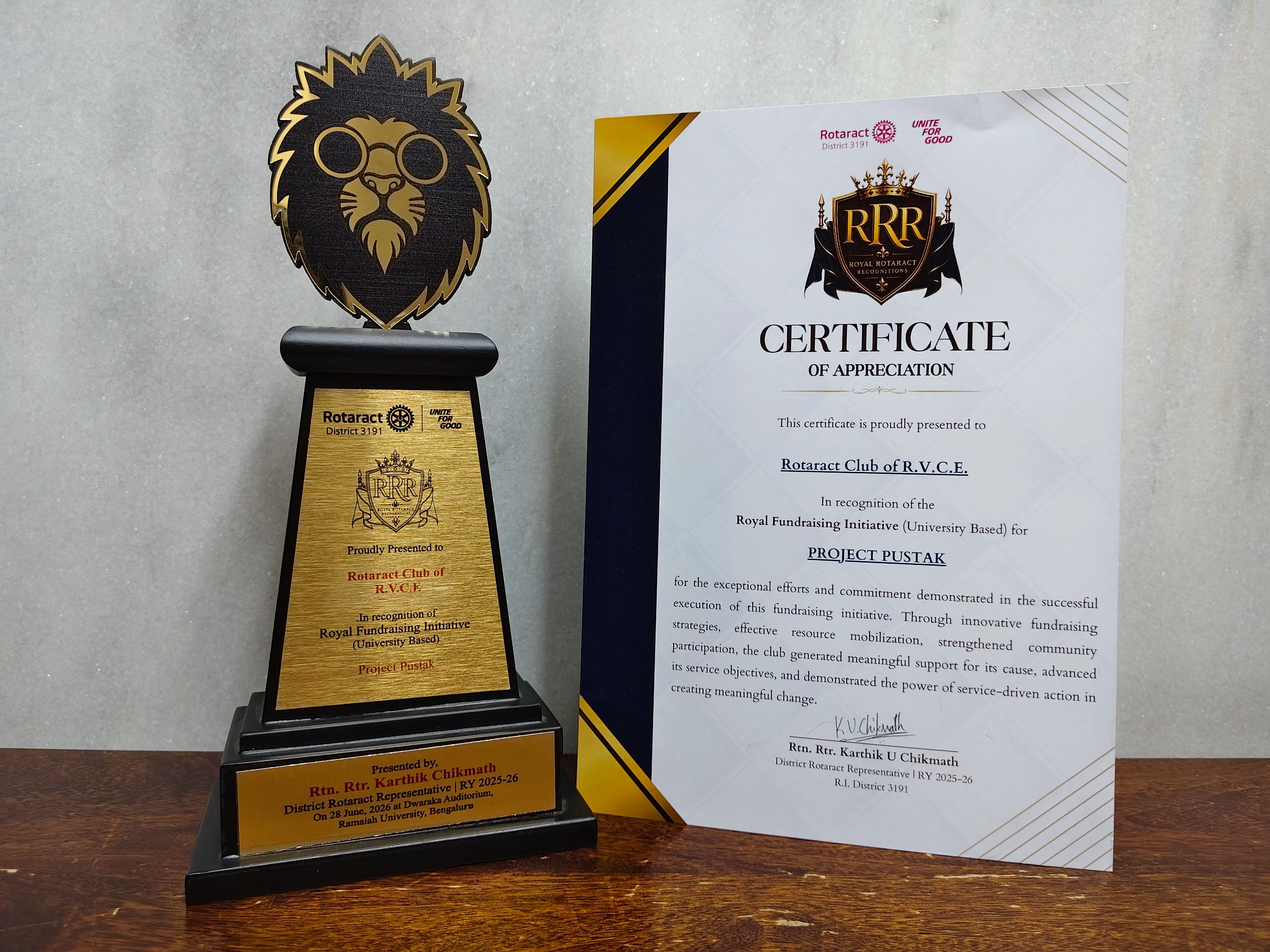 Club Service Award