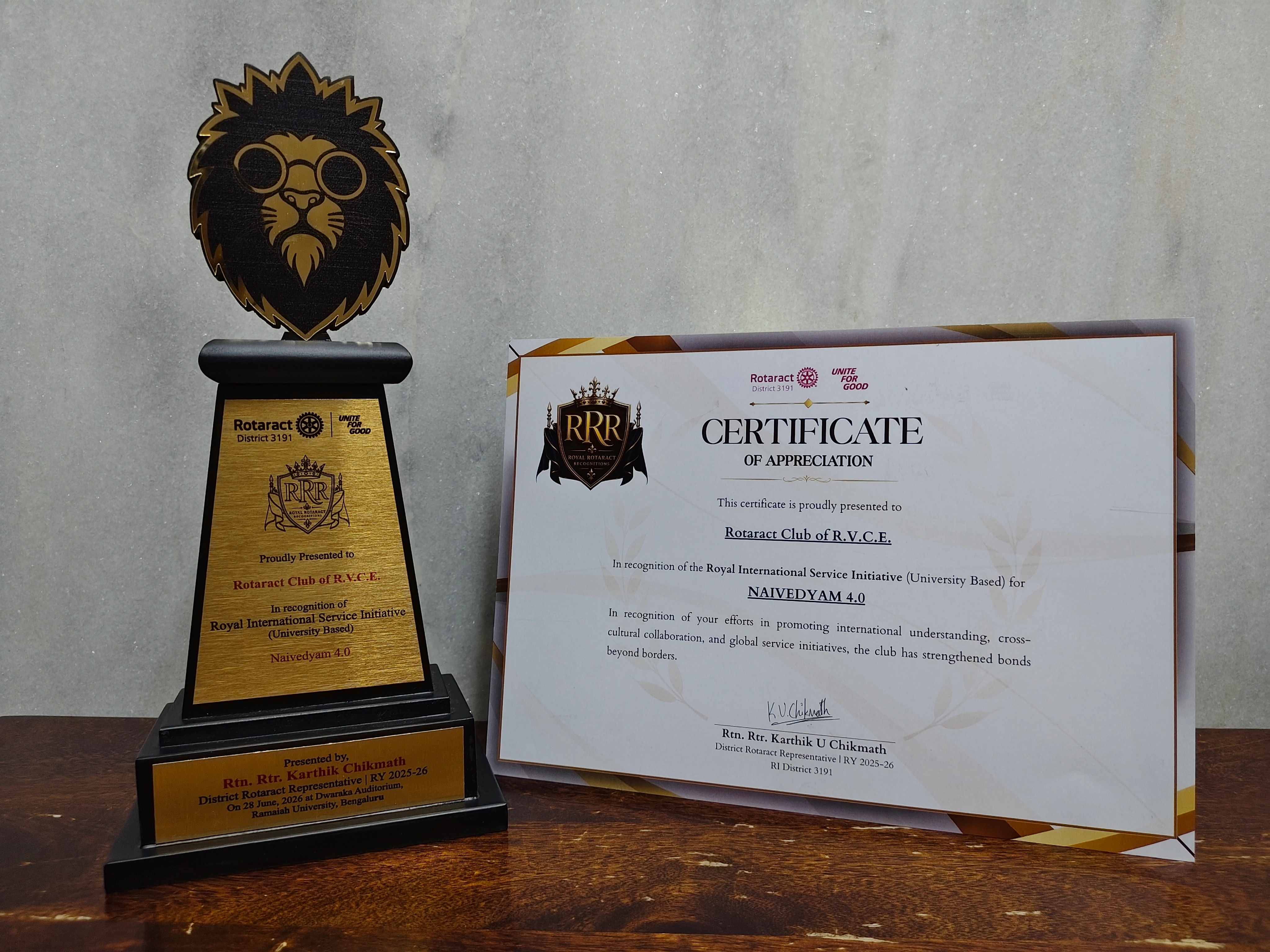 Club Service Award